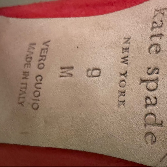 Kate Spade Vibrant Red Suede Heels Gorgeous Showstoppers!! - Picture 5 of 9